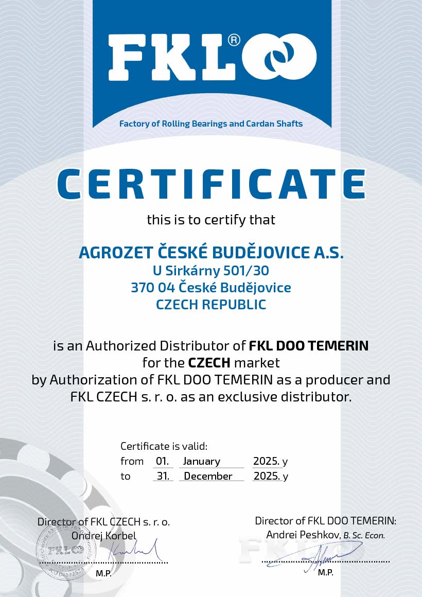 FKL certifikt Agrozet