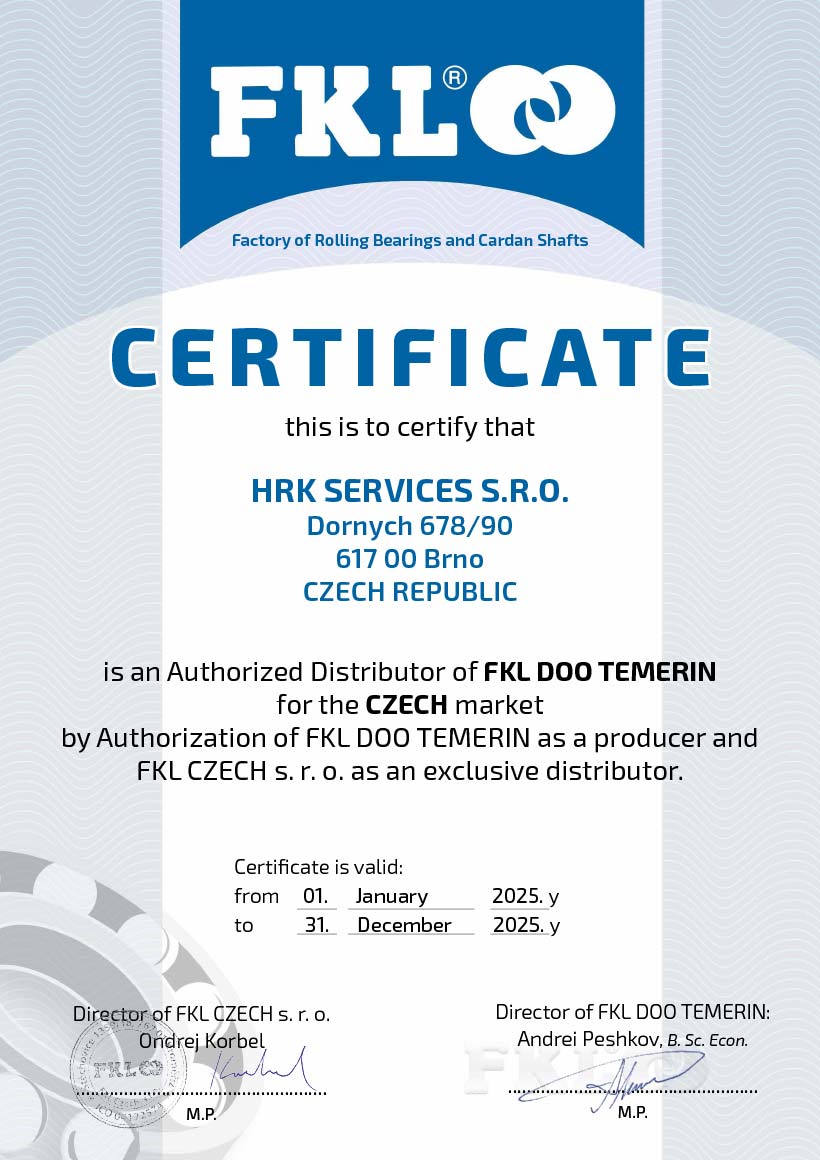 FKL certifikt HRK Services